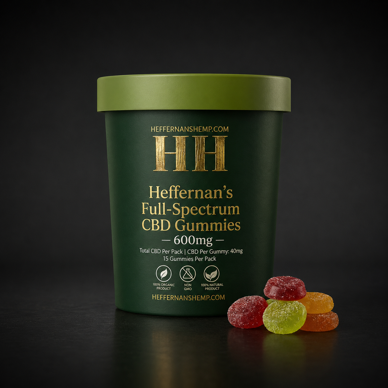 Heffernan’s Full-Spectrum CBD Gummies - 600mg